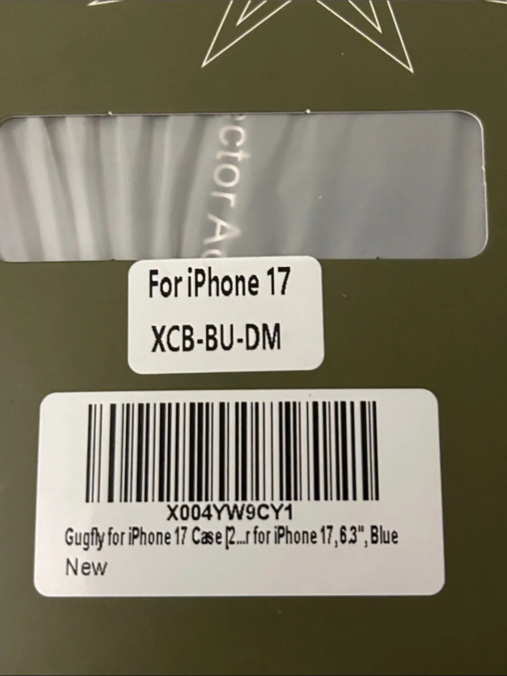 Magnetic for I phone 17 case Blue ,2X Screen protector 6.3 inch heavy duty NEW
